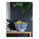 Чаша белая с синим цветочным узором Chino Dishes варинант исполнения - 4 | Loft Concept в Костроме