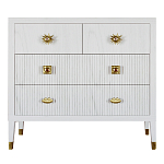 Бельевой Комод с 4 ящиками Elsa Dreams White варинант исполнения - 6 | Loft Concept в Костроме