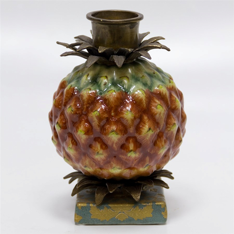 Подсвечник Pineapple Fruit Коричневый Бронза Зеленый Подсвечник Pineapple Fruit Коричневый Бронза Зеленый в Костроме | Loft Concept