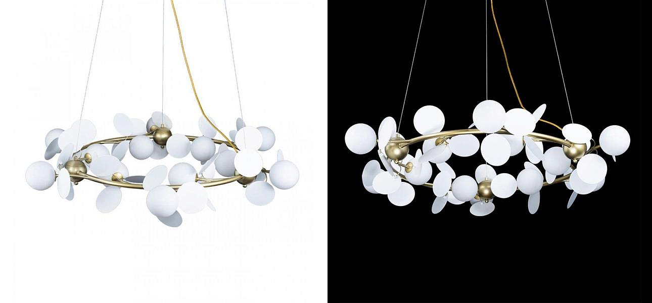 Люстра MATISSE Chandelier circle White диаметр 105 Люстра MATISSE Chandelier circle White диаметр 105 - Loft-Concept в Костроме