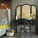 Туалетный столик Stylish Black варинант исполнения - 2 | Loft Concept в Костроме