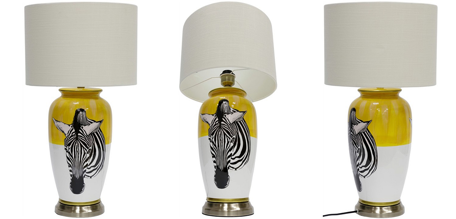 Настольная лампа Zebra head Table lamp Настольная лампа Zebra head Table lamp - Loft-Concept в Костроме