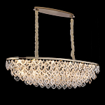 Люстра овальная с каскадом из подвесных прозрачных элементов Attractiveness варинант исполнения - 1 | Loft Concept в Костроме