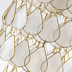 Подвесной светильник с декором из натуральной морской ракушки Iridescent Light варинант исполнения - 8 | Loft Concept в Костроме