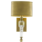 Бра с овальным абажуром на прозрачном основании Masculinity варинант исполнения - 2 | Loft Concept в Костроме