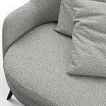 Мебельная ткань Шенилл серый цвет 138 см T4-29 варинант исполнения - 4 | Loft Concept в Костроме