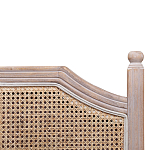 Изголовье кровати коричневое с обивкой из ротанга Olivia Headboard варинант исполнения - 2 | Loft Concept в Костроме