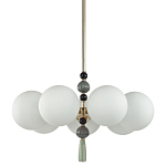 Люстра со вставками из керамики SkyEast 7 ламп варинант исполнения - 1 | Loft Concept в Костроме