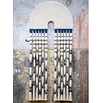 Настенное украшение из нитей Корона с кисточками Crown Wall Hanging варинант исполнения - 1 | Loft Concept в Костроме