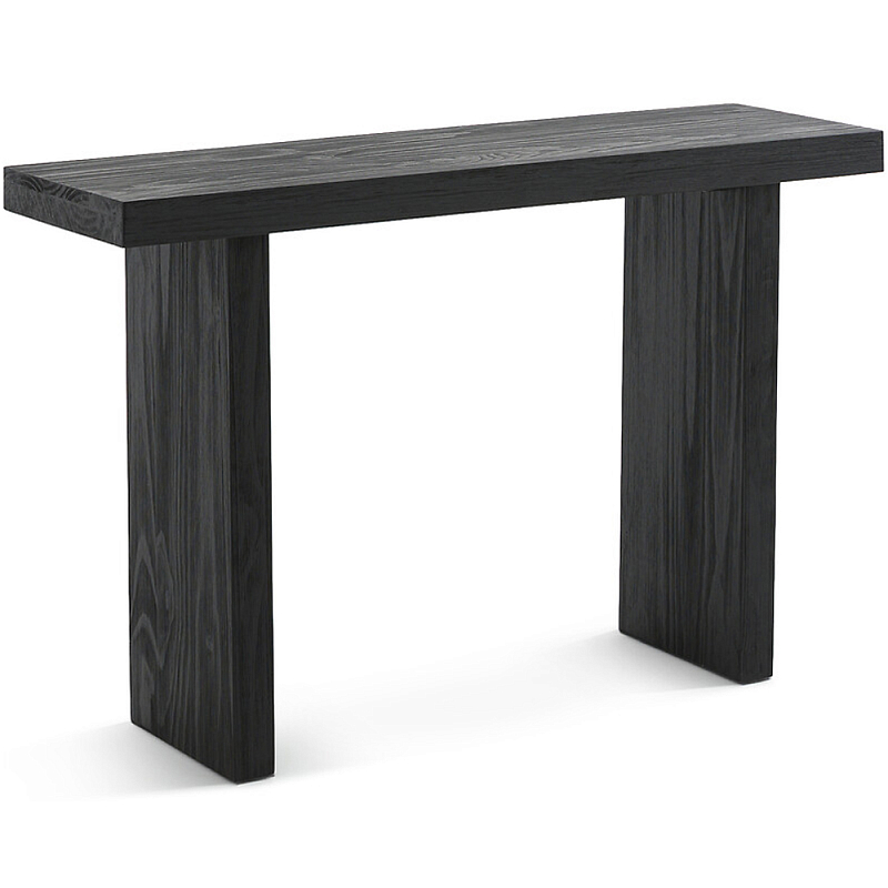 Консоль из массива сосны Morino Console Table Черный Консоль из массива сосны Morino Console Table Черный в Костроме | Loft Concept