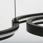 Люстра подвесная светодиодная в виде волнообразной ленты Ribbon Vortex варинант исполнения - 8 | Loft Concept в Костроме