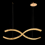 Люстра волнистой формы с фактурным хрустальным плафоном Light Delight варинант исполнения - 2 | Loft Concept в Костроме