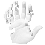 Декоративная статуэтка в виде руки Disintegrating Fragments Hand Statuette варинант исполнения - 1 | Loft Concept в Костроме