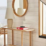 Зеркало круглое в раме из ротанга Wickerwork варинант исполнения - 5 | Loft Concept в Костроме