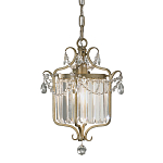 Люстра подвесная со стеклянными подвесками Feiss варинант исполнения - 1 | Loft Concept в Костроме