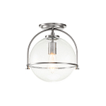 Потолочный светильник с прозрачным стеклянным шаром с эффектом пузырьков Hinkley варинант исполнения - 7 | Loft Concept в Костроме