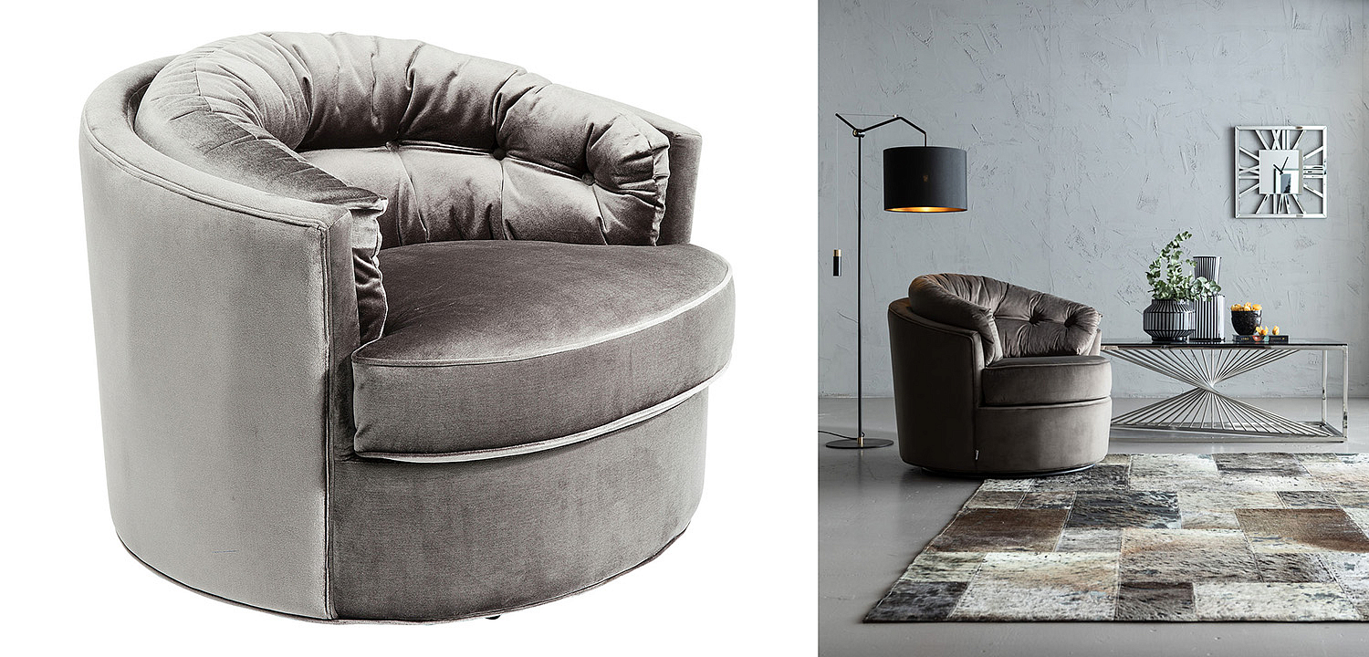 Кресло вращающееся Gray Delilah Кресло вращающееся Gray Delilah - Loft-Concept в Костроме