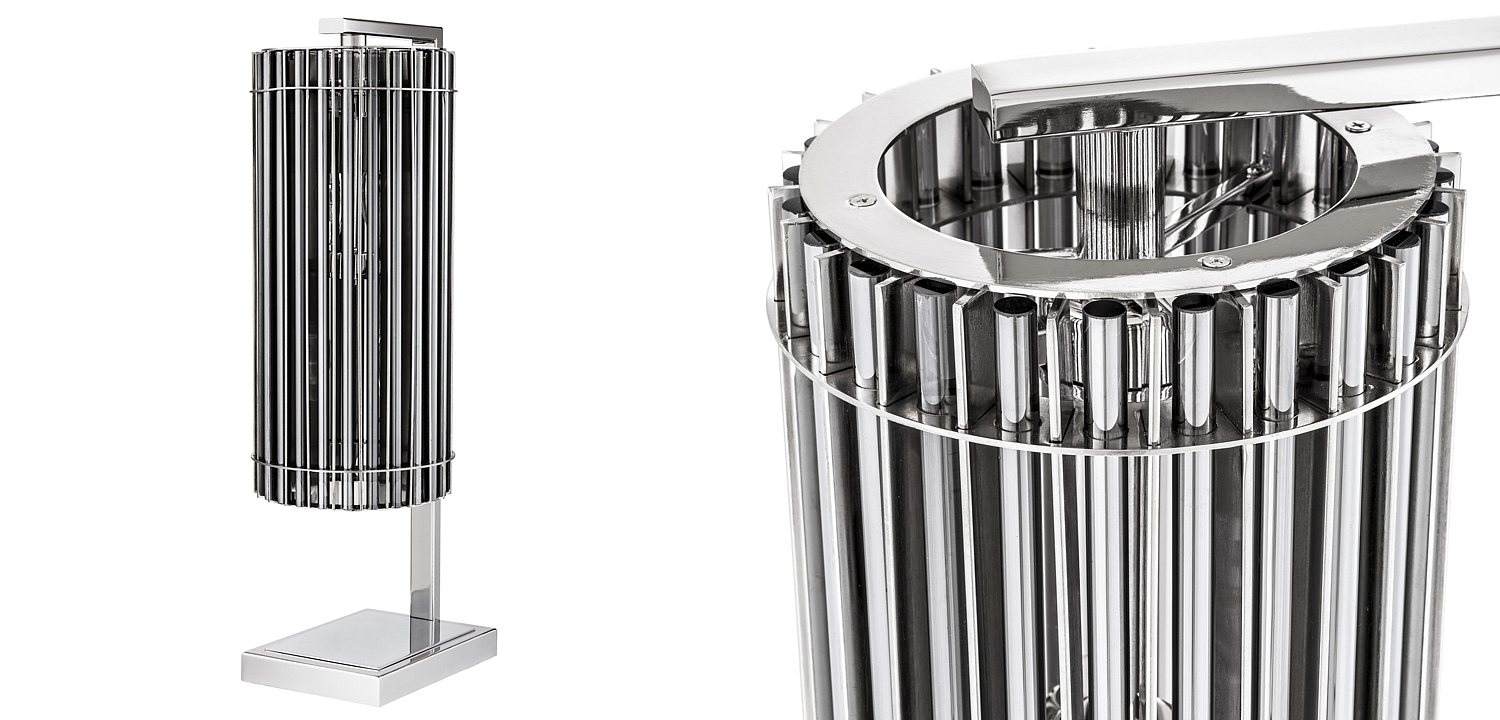 Настольная лампа Eichholtz Table Lamp Pimlico Nickel Настольная лампа Eichholtz Table Lamp Pimlico Nickel - Loft-Concept в Костроме