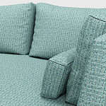 Мебельная ткань Шенилл бирюзовый цвет 142 см T4-61 варинант исполнения - 8 | Loft Concept в Костроме