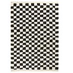 Ковер с шахматным принтом Chess Layout с эффектом шерсти варинант исполнения - 3 | Loft Concept в Костроме