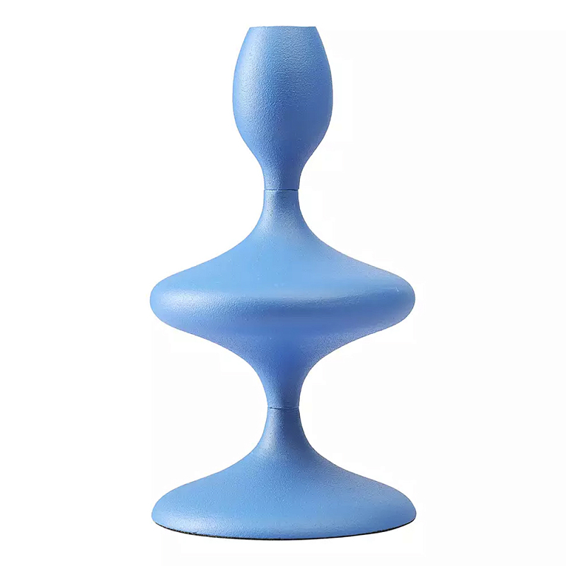 Подсвечник фигурный Bright Accent 20 см Оранжевый Синий Бежевый в Костроме | Loft Concept 