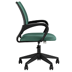 Офисное кресло с основанием из черного пластика Desk chairs Green варинант исполнения - 3 | Loft Concept в Костроме