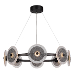 Люстра с плафонами из фактурного двойного стекла Heterochromia варинант исполнения - 4 | Loft Concept в Костроме