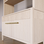 Стеллаж Primo с ящиками Светлый дуб  варинант исполнения - 4 | Loft Concept в Костроме