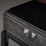 Консоль прямоугольная серая с 4-мя выдвижными ящиками Grany варинант исполнения - 5 | Loft Concept в Костроме