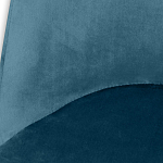 Барный стул вращающийся со спинкой Синий Велюр Vendramin Chair варинант исполнения - 4 | Loft Concept в Костроме