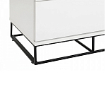 Комод белый с 3-мя ящиками Strict Lines  варинант исполнения - 4 | Loft Concept в Костроме