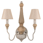 Бра с двумя конусовидными тканевыми абажурами Neighborhood варинант исполнения - 1 | Loft Concept в Костроме