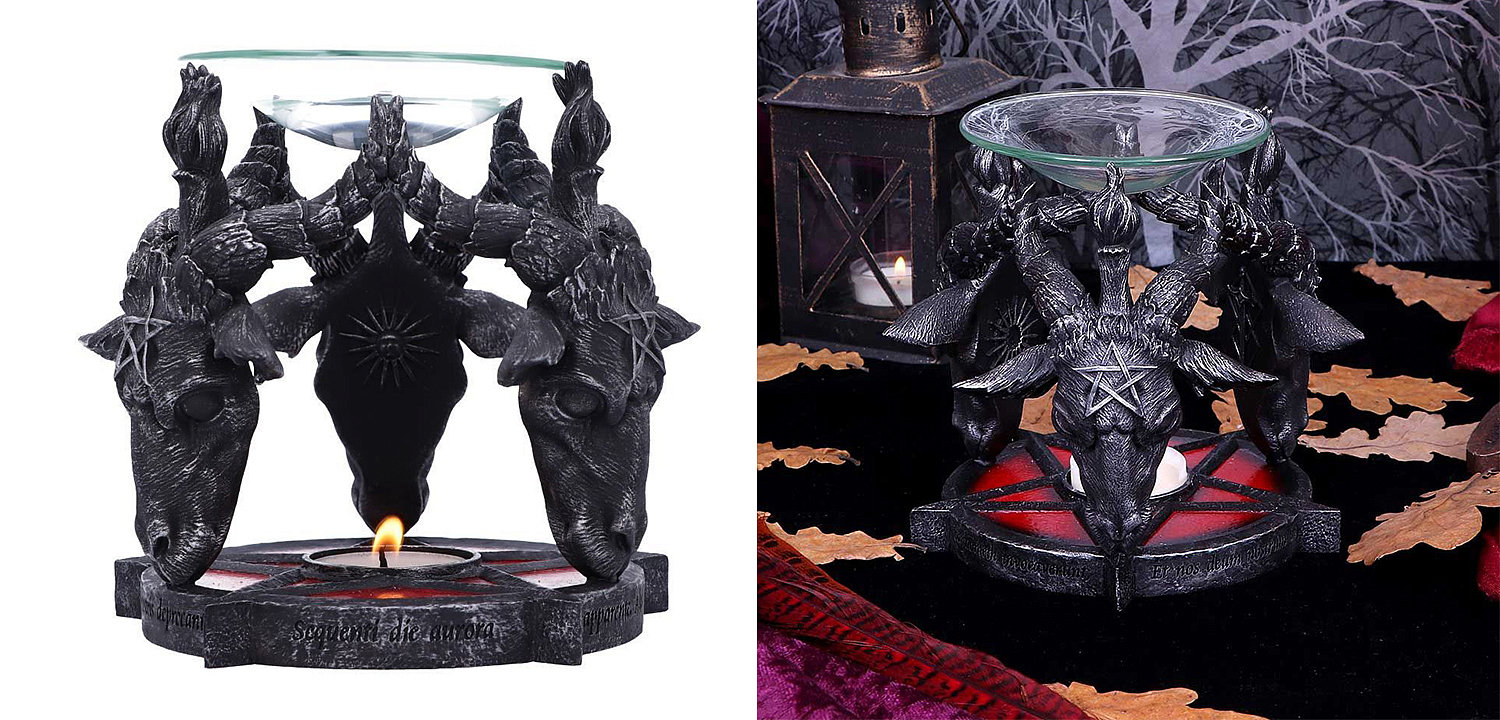 Подсвечник с чашей Baphomet Head Подсвечник с чашей Baphomet Head - Loft-Concept в Костроме