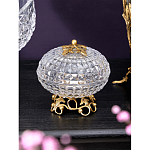 Конфетница из прозрачного рельефного стекла Eden Garden варинант исполнения - 10 | Loft Concept в Костроме