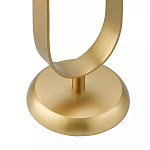 Столик приставной с овальным золотым основанием Oval Gold Base варинант исполнения - 3 | Loft Concept в Костроме