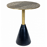 Кофейный столик с металлической столешницей Amphibian варинант исполнения - 1 | Loft Concept в Костроме