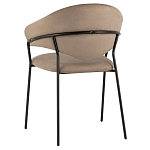 Коричневый стул с обивкой из искусственной замши Alexis варинант исполнения - 5 | Loft Concept в Костроме