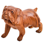 Статуэтка деревянная в виде собаки Balinese Dog 2 варинант исполнения - 1 | Loft Concept в Костроме