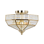 Потолочный светильник шестигранной формы с прозрачными стеклянным плафоном Elstead Lighting варинант исполнения - 9 | Loft Concept в Костроме