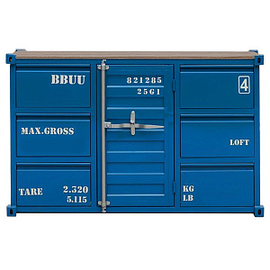 Комод Лофт Sea Container wooden worktop