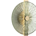 Бра с круглым стеклянным плафоном Gingham варинант исполнения - 9 | Loft Concept в Костроме