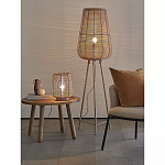 Торшер с плетеным металлическим плафоном Wicker Iron Lamp варинант исполнения - 4 | Loft Concept в Костроме