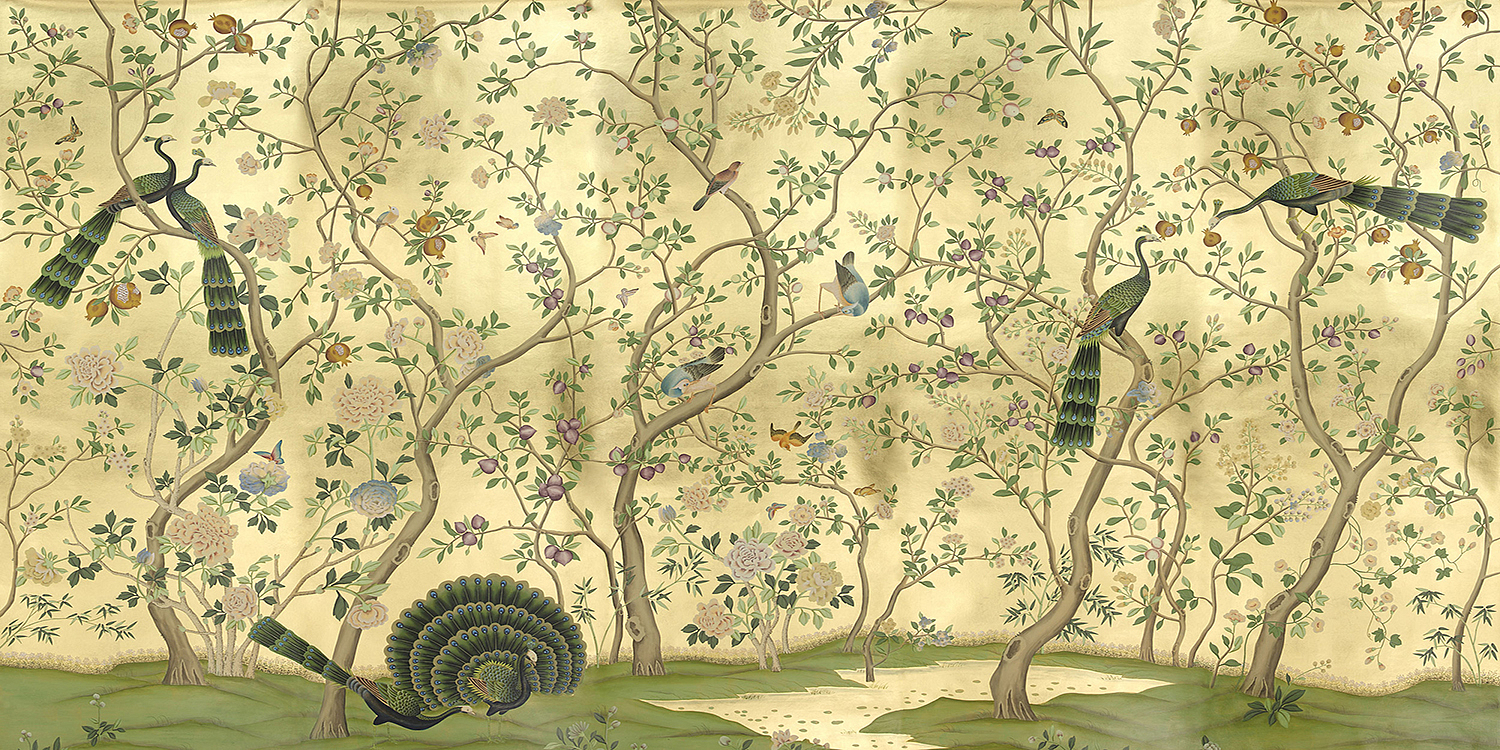 Обои ручная роспись St Laurent Deep Rich Gold - Loft-Concept в Костроме