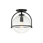 Потолочный светильник с прозрачным стеклянным шаром с эффектом пузырьков Hinkley варинант исполнения - 1 | Loft Concept в Костроме