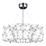Люстра с тонкой металлической конструкцией цвета хром Quasar варинант исполнения - 1 | Loft Concept в Костроме