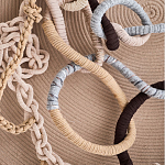 Круглое Дизайнерское Панно Дюна Round Panel Dune варинант исполнения - 5 | Loft Concept в Костроме