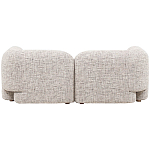 Дизайнерский двухместный диван с мягкими спинкой и подлокотниками бежевый Madelaine Sofa Beige варинант исполнения - 2 | Loft Concept в Костроме