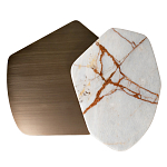 Столик журнальный Promontory с мрамором варинант исполнения - 2 | Loft Concept в Костроме