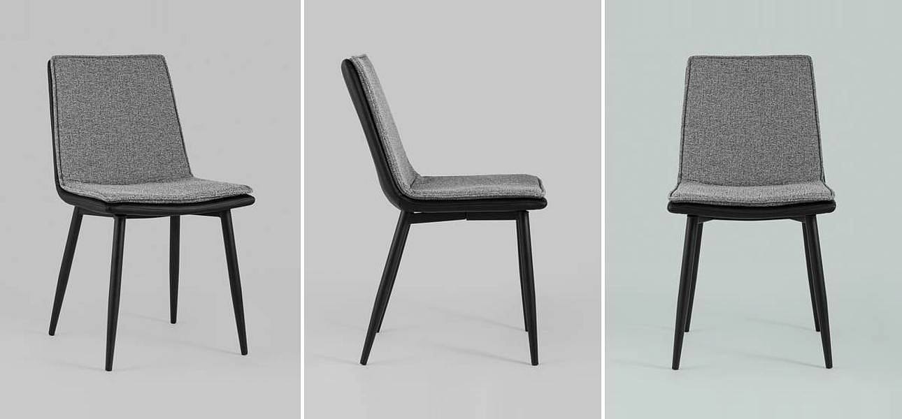 Стул Melissa Chair Серая Рогожка Стул Melissa Chair Серая Рогожка - Loft-Concept в Костроме