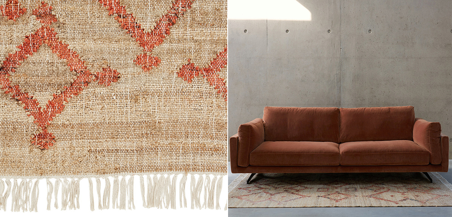 Ковер Ornament Carpet джут и хлопок Ковер Ornament Carpet джут и хлопок - Loft-Concept в Костроме